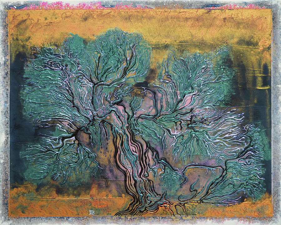 Cursed Tree Painting by Dragos Burghiu | Fine Art America