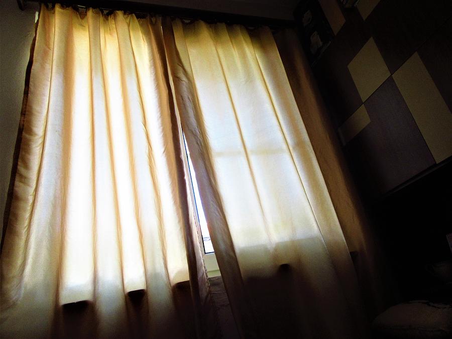 Curtain in the room Photograph by Galina Todorova