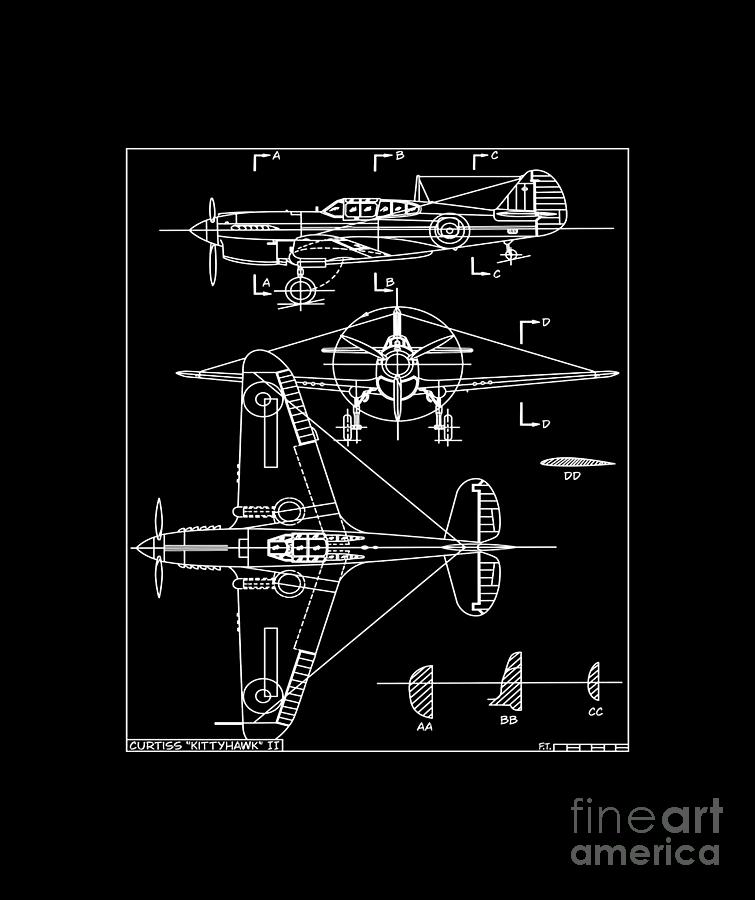 Curtiss Kittyhawk II British Ww2 The Path To Victory Digital Art by ...