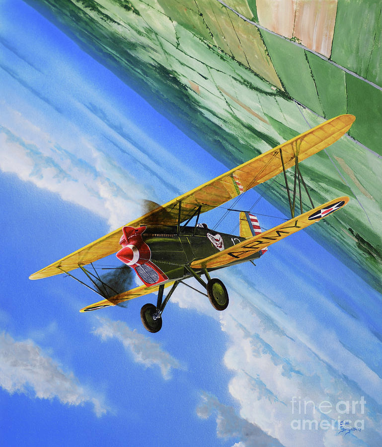 Curtiss P-1 Hawk Painting by Steve Ferguson