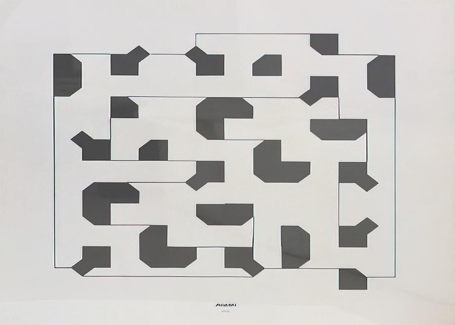 Curva di Peano - 1975 - Futurism by Bruno Munari - Futurism by Bruno ...