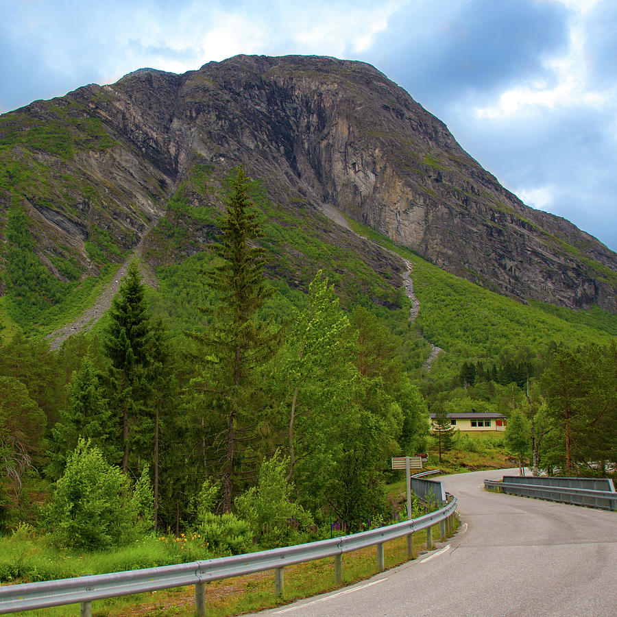 Curving Road in Norway Photograph by Matthew DeGrushe