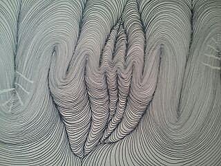 Curvy Lines Painting by Cecil S - Fine Art America