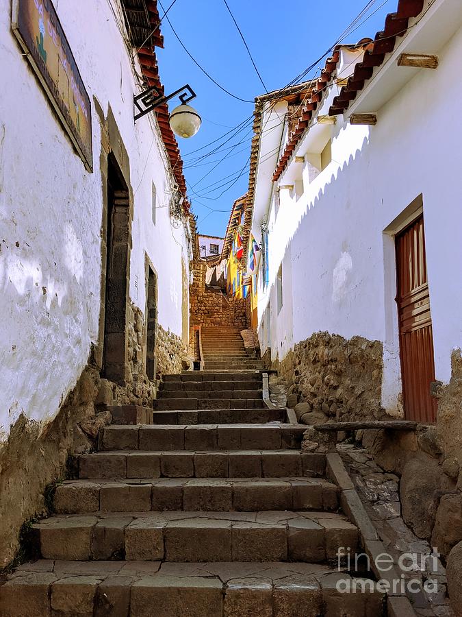 Cusco Stairway Photograph by Julie Pacheco-Toye