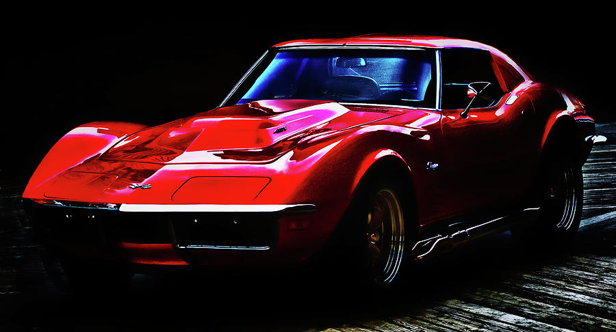 Custom 70s Corvette Photograph by Bill Jonscher