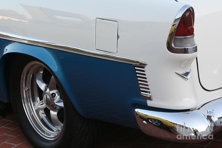 Inspirational Photograph - Custom Classic Chevy Tail Light Rims  by Chuck Kuhn