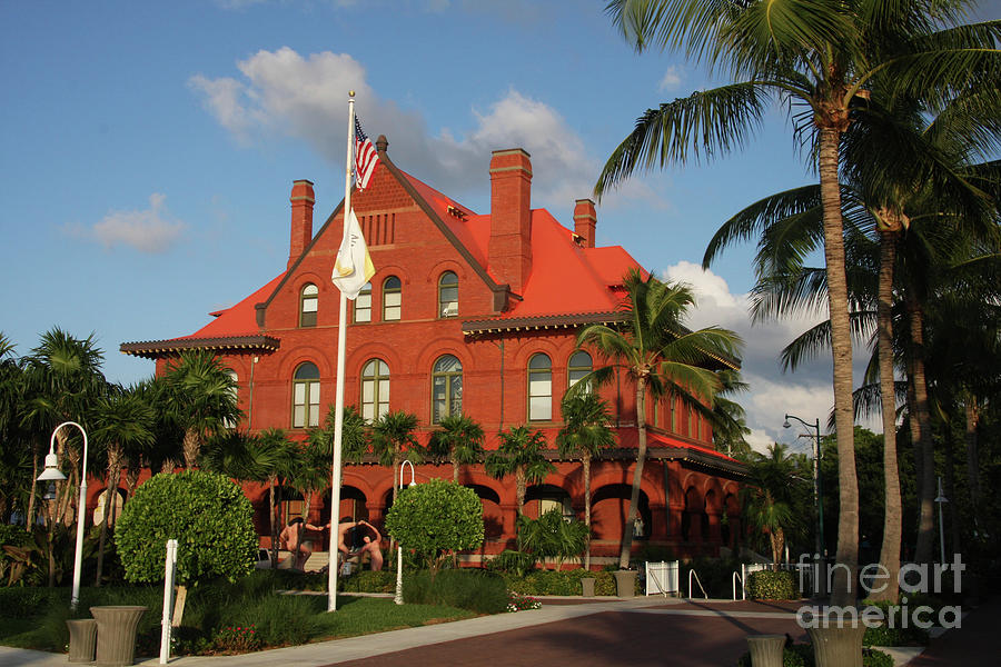 Architecture Photograph - Custom House Key West by Christiane Schulze Art And Photography