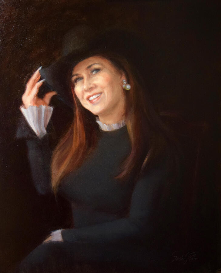 Custom Portrait Lorena Painting by Sasha S Fair Custom Portrait Lorena Painting by Sasha S Fair