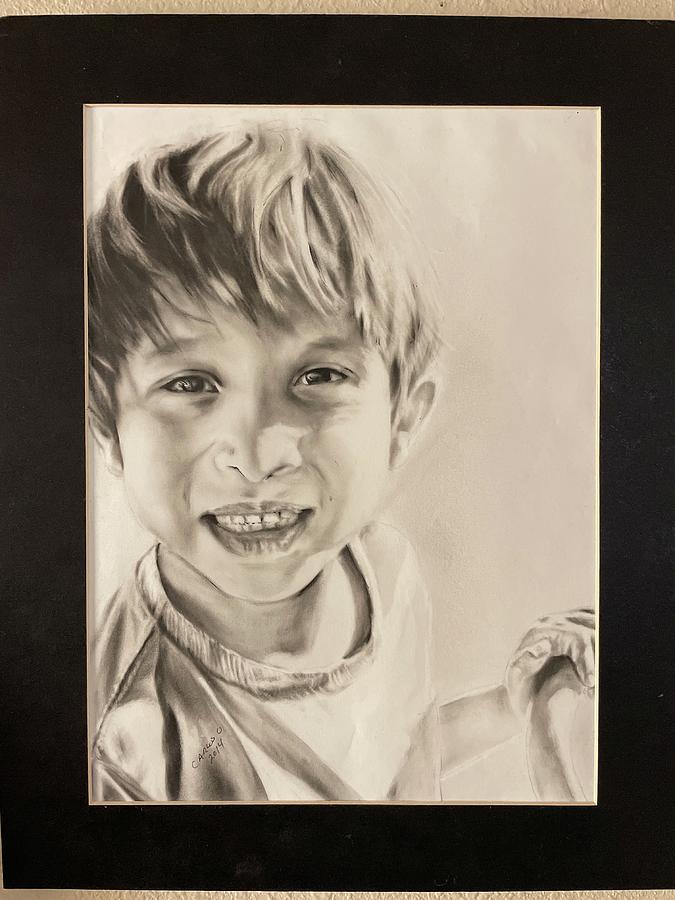 Custom Portraits Drawing by Carlos Olvera - Fine Art America