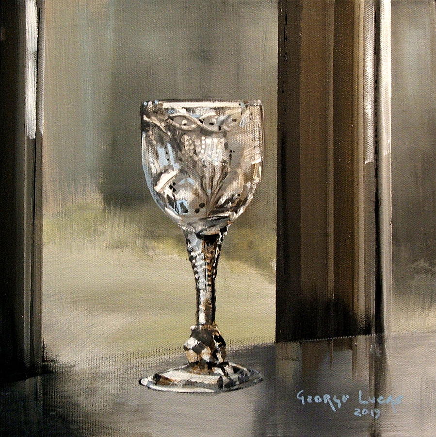Still Life Painting - Cut Glass by George Lucas