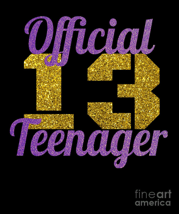 Official Teenager Birthday Coffee Mug for Girl Thirteen 13th Birthday Gift