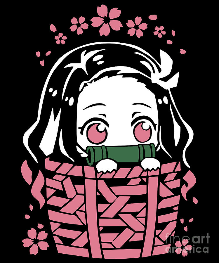 Cute Art Nezuko Demon Slayer Drawing by Anime Art - Pixels