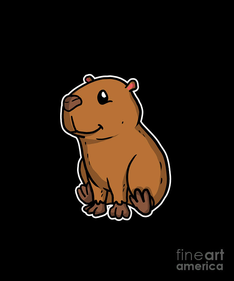 Cute Capybara Cartoon