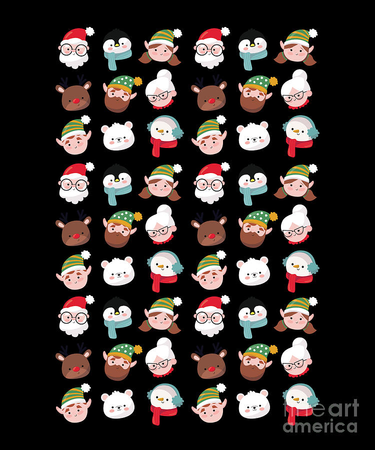 cute christmas characters