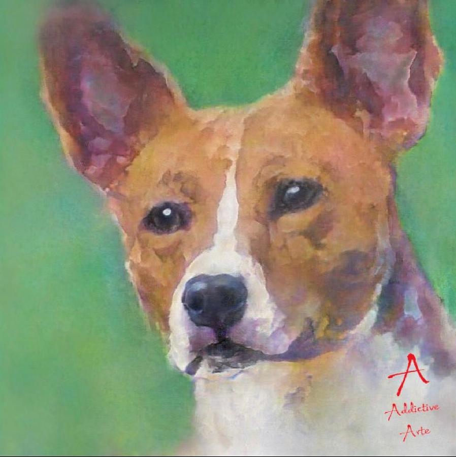 Cute Dog Digital Art by Addictive Arte - Fine Art America