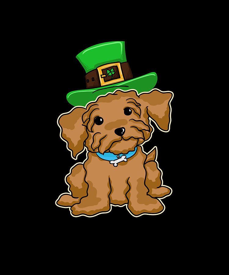 Clipart: Cute Leprechaun and Puppy, St. Patrick's Day Clip art