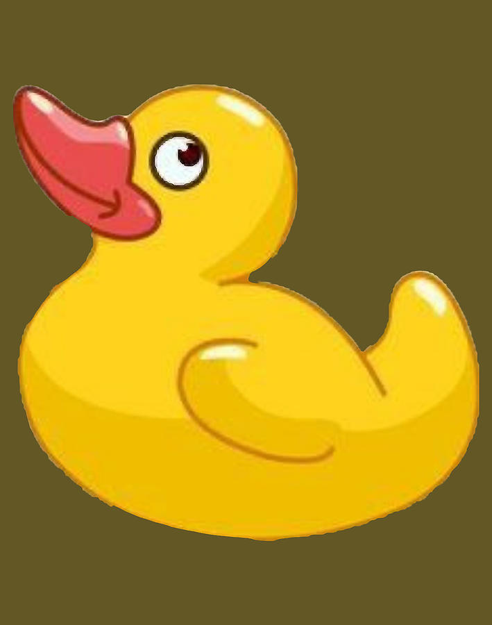 Cute Duckyellow Bird Digital Art By Cung Nhuan Pham Pixels 