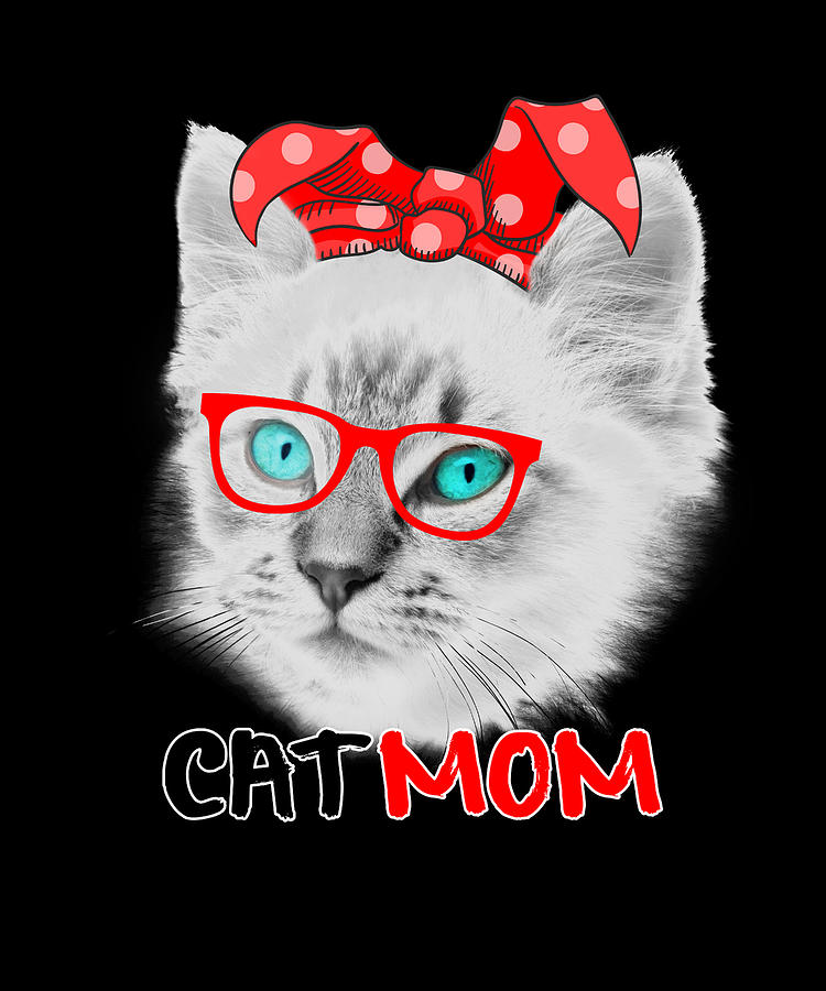cat with stars cat lover cat mom cat lady cat lover cat family svg png digital file