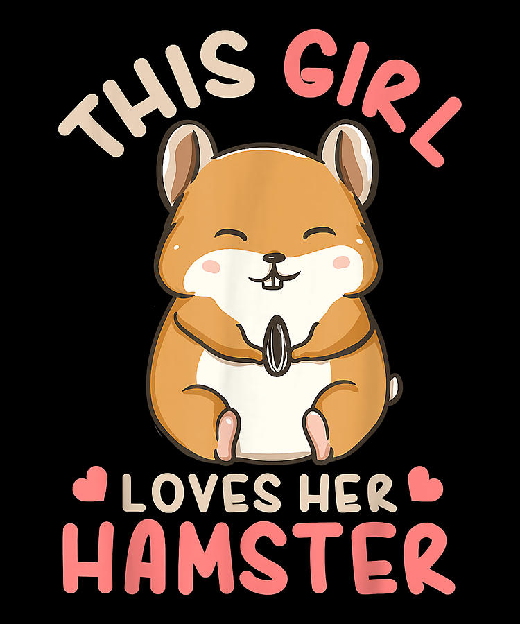 Cute Hamster Lover Gifts For Fan Digital Art by Ezone Prints | Pixels