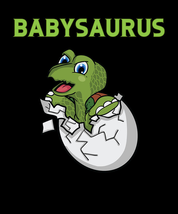 Cute Hatchling Baby Dinosaur Babysaurus Rex T Rex Tyrannosaurus Rex ...