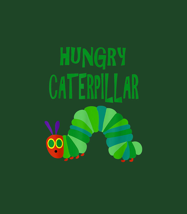 Butterfly Digital Art - Cute Hungry Caterpillar For Kids Who Love Butterflies by Dominic Cacey