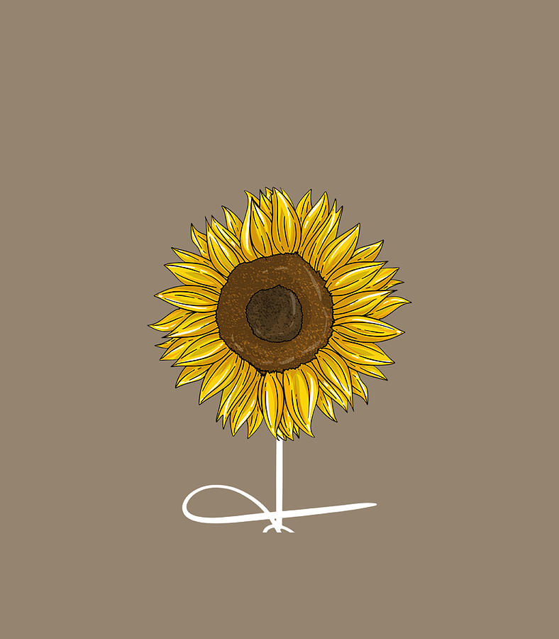 Cute Jesus Sunflower Gift Christian Religious Women Girls Digital Art ...