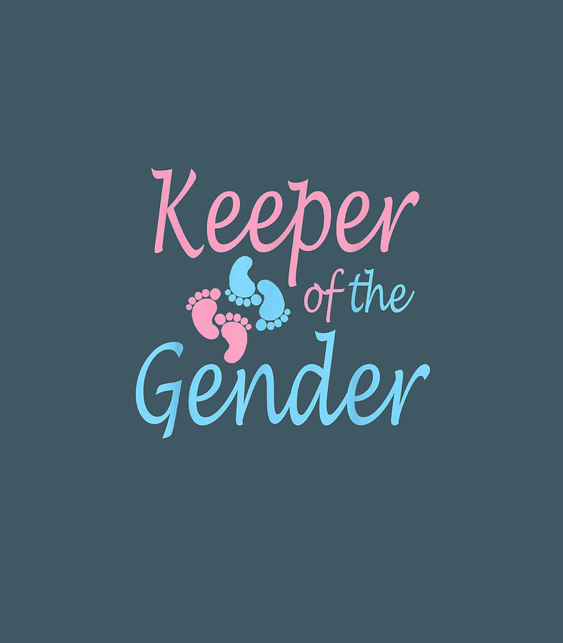 Cute Digital Art - Cute Keeper of Gender baby reveal party by Dominic Cacey