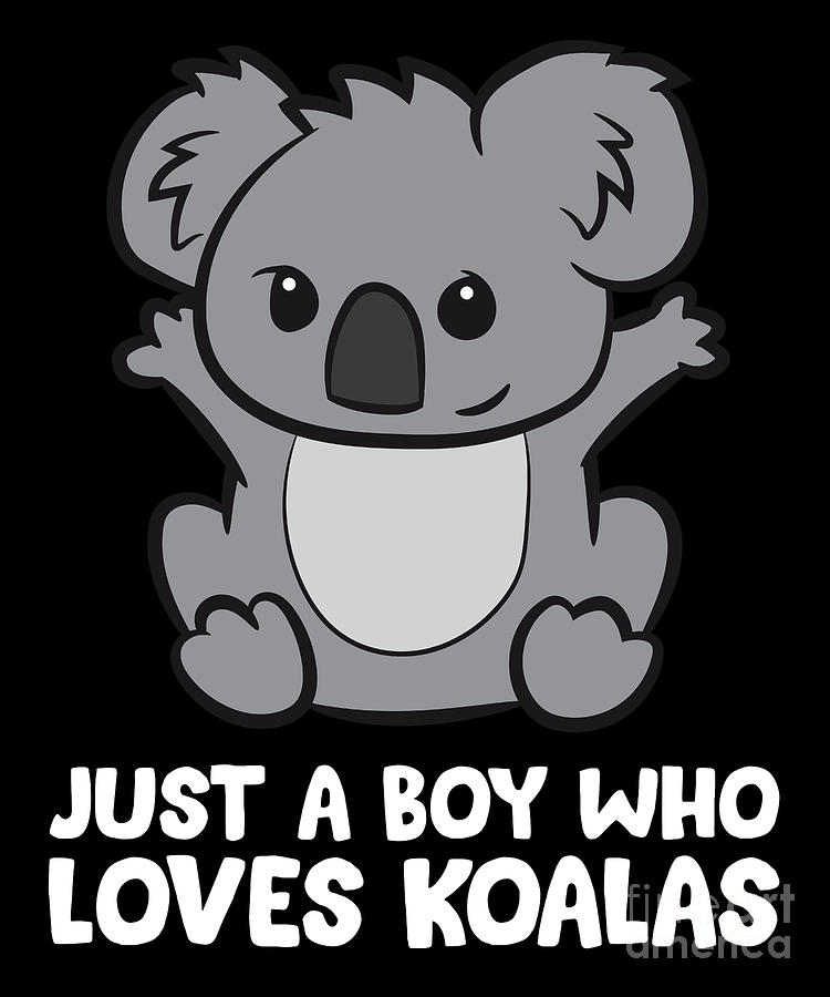 Koala Shirts, Just A Girl Who Loves Koalas, Koala Gifts, Koala Art, Koala  TShirt