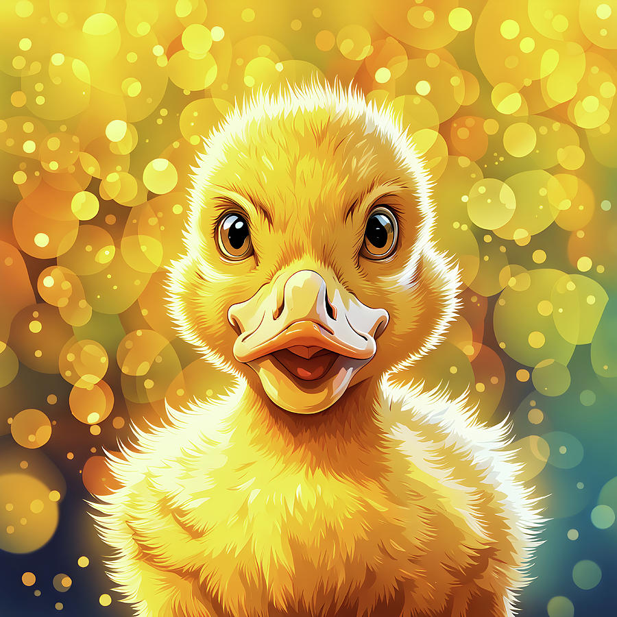 Cute little Duckling  Digital Art by Ray Shrewsberry