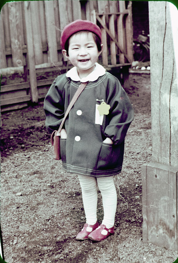 Cute Little Girl - 1950s Japan, Vintage Japan Daily Life, Japanese ...