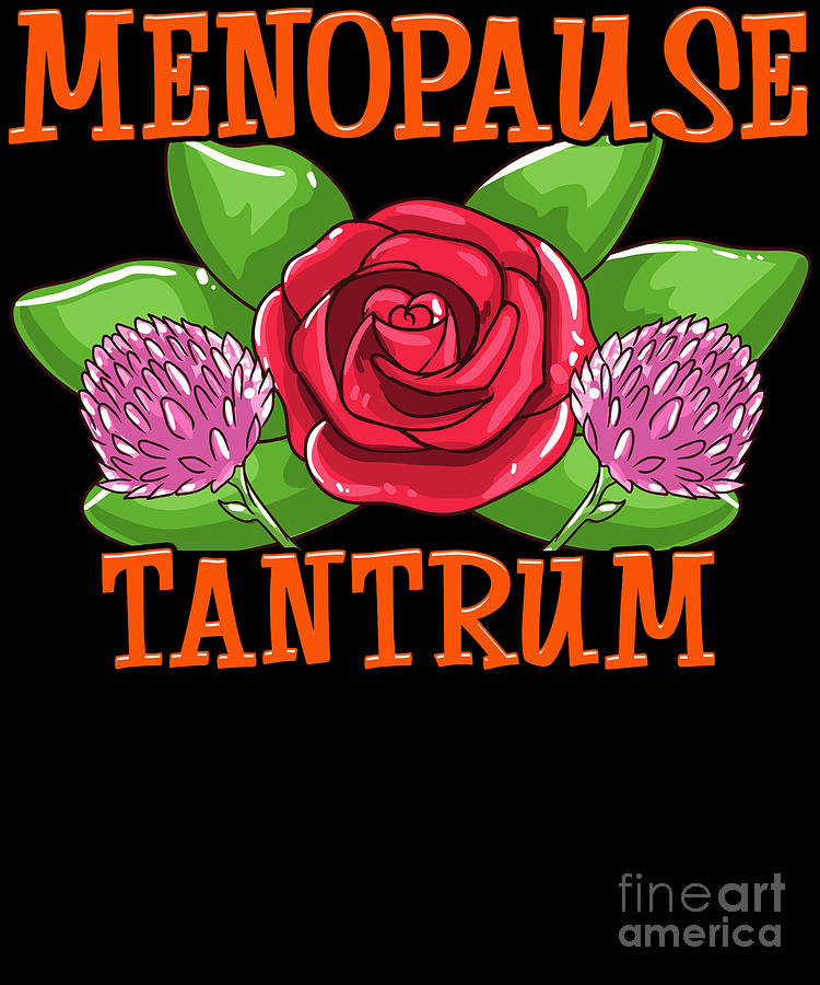 Cute Menopause Tantrum Funny Menopausal Women Digital Art by The ...