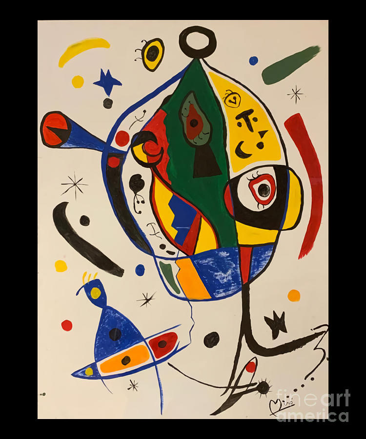 Cute Photograp Joan Miro Graphic Man Favorite Painting by Artwork Lucky ...