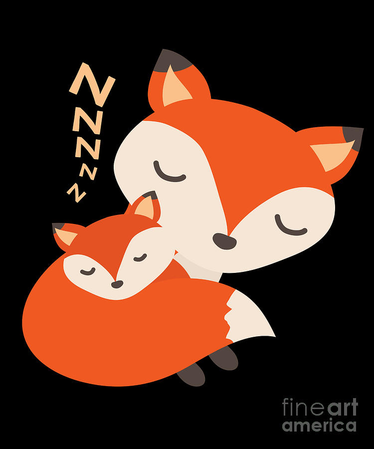 cute drawings of baby foxes