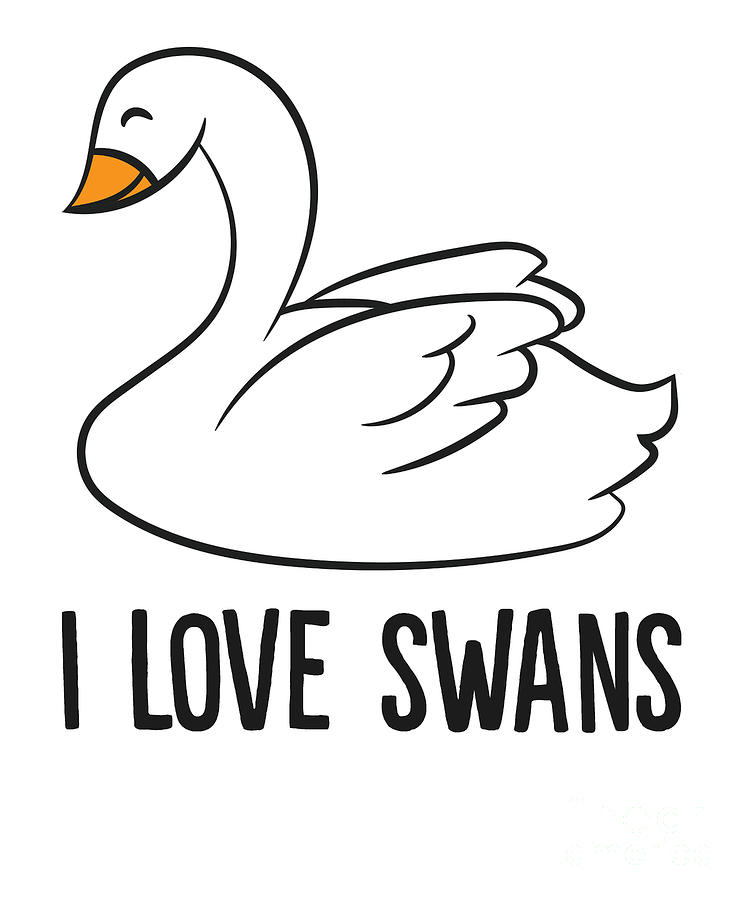 Swan Pencil Sketch · Creative Fabrica