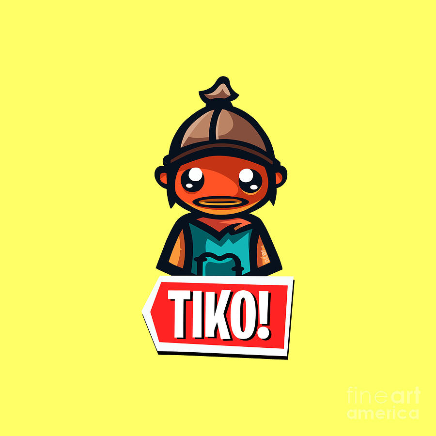 Cute Tiko Drawing by Harjo Marbun - Fine Art America