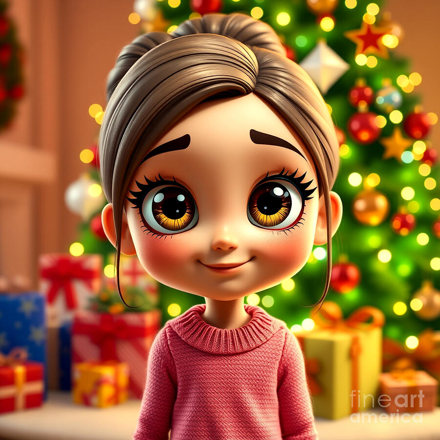 Cute Wide Eyed Little Girl #3 Digital Art by Steve Mitchell Cute Wide Eyed Little Girl #3 Digital Art by Steve Mitchell