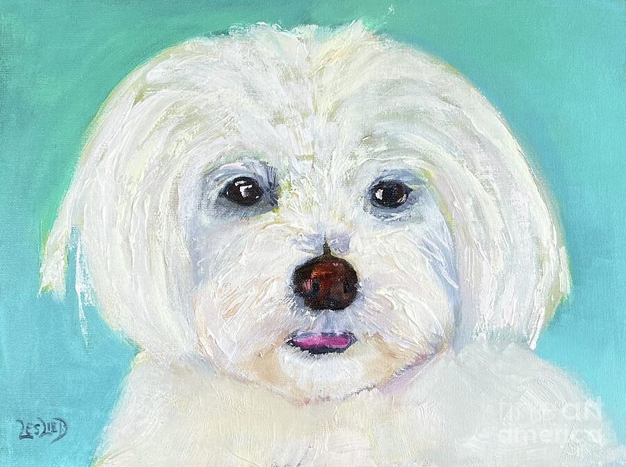 Cuteness Painting by Leslie Dobbins - Fine Art America