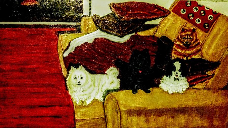 Cuzios Kennel Painting by Duane Corey