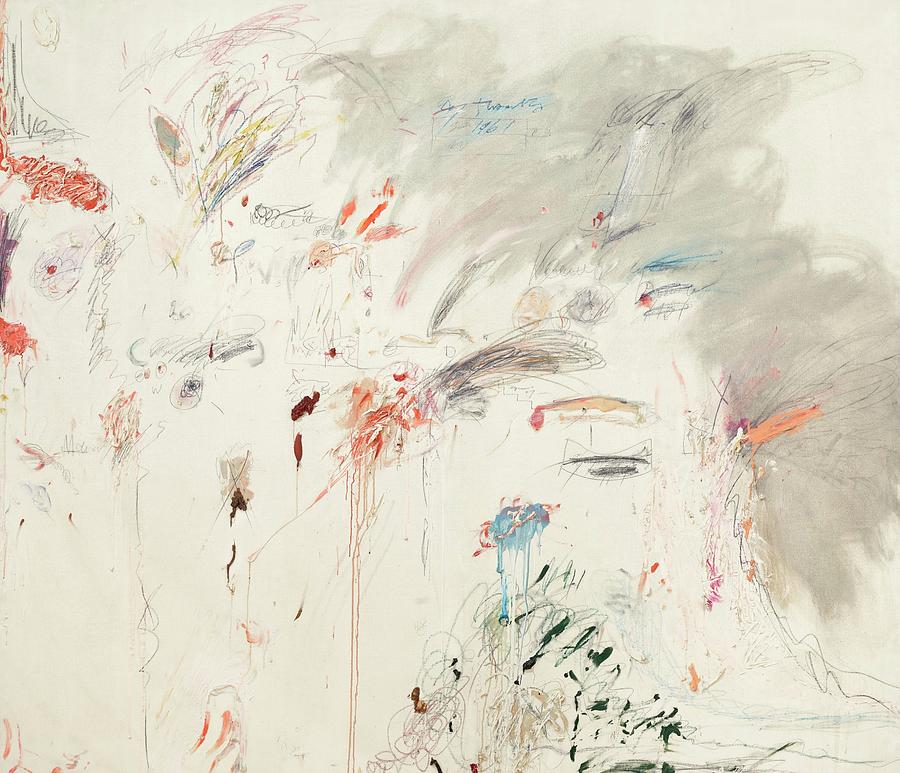 Cy Twombly Painting - Cy Twombly, Untitled 2 by Dan Hill Galleries
