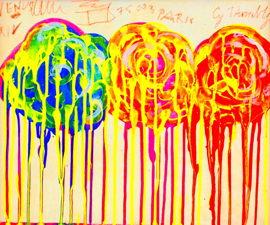 Claude Monet Painting - Cy Twombly Vibrant Colors by PrintPerfect Shop