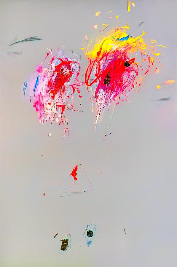 Cy Twombly Vibrante Colors - Nine Discourses on Commodus, Part IV Painting  by Abbie Nostron - Fine Art America