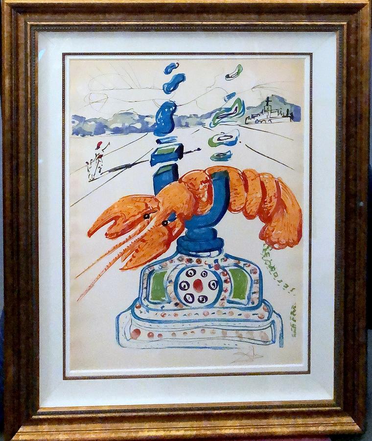 Cybermetic Lobster Telephone Mixed Media by Salvador Dali - Fine Art ...