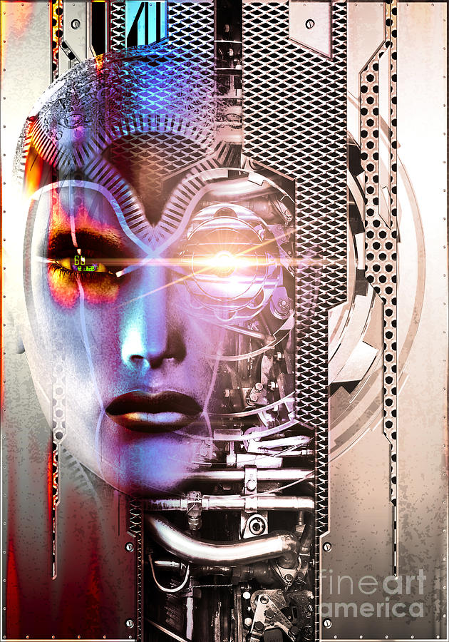Cybernetic  .. X Digital Art by Shadowlea Is