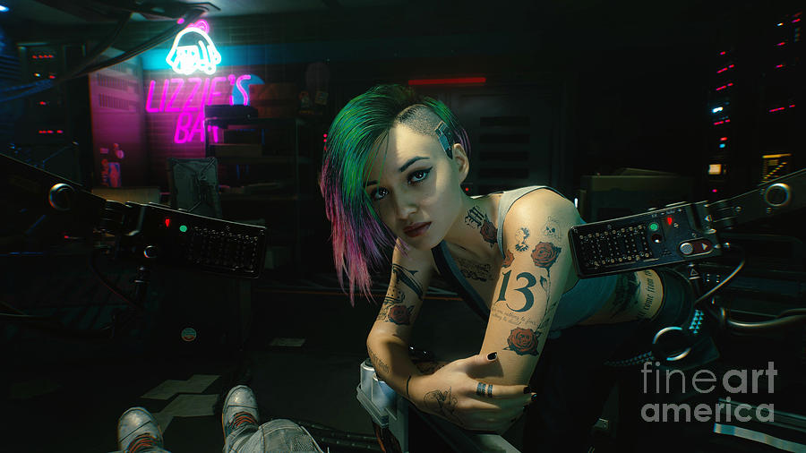 Cyberpunk 2077 CD Projekt RED video games Judy Alvarez Photograph by