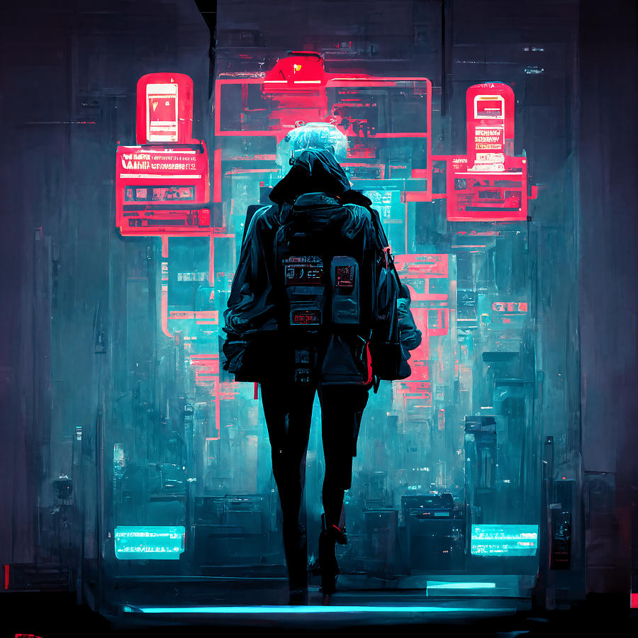 Cyberpunk City Digital Art by Almodozo A - Fine Art America