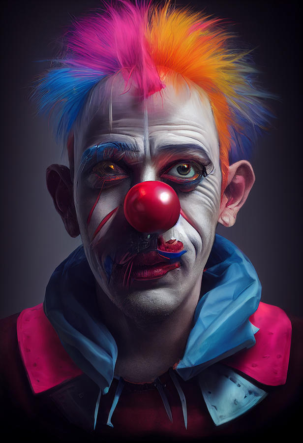 Cyberpunk Clown Portrait Trending On Artstation Reali B3040be5 6ec0