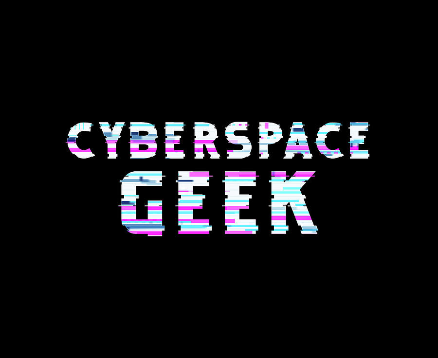 Cyberspace Geek Digital Art
