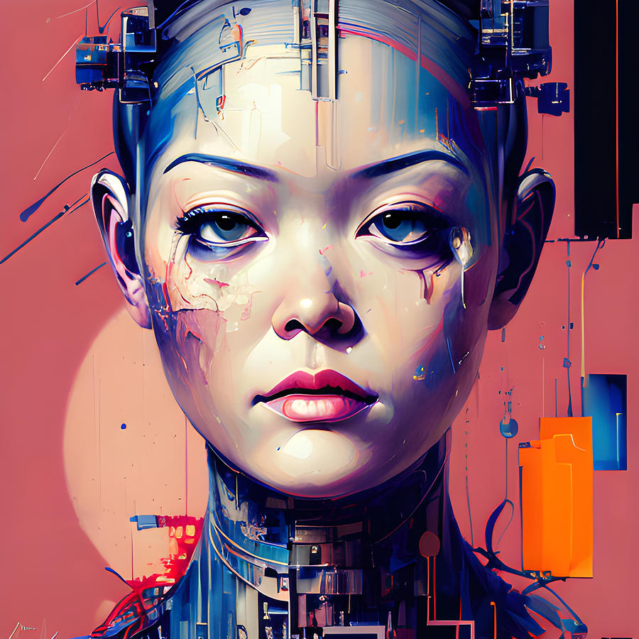 Cyborg#1 Digital Art by Tomasz Karpowicz - Fine Art America