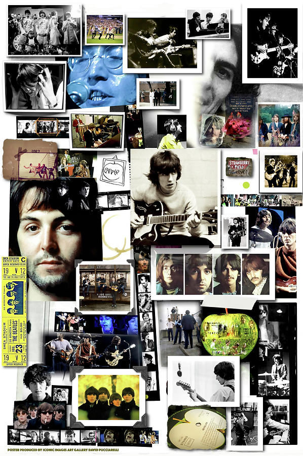 Cycles The Beatles  Mixed Media by Iconic Images Art Gallery David Pucciarelli