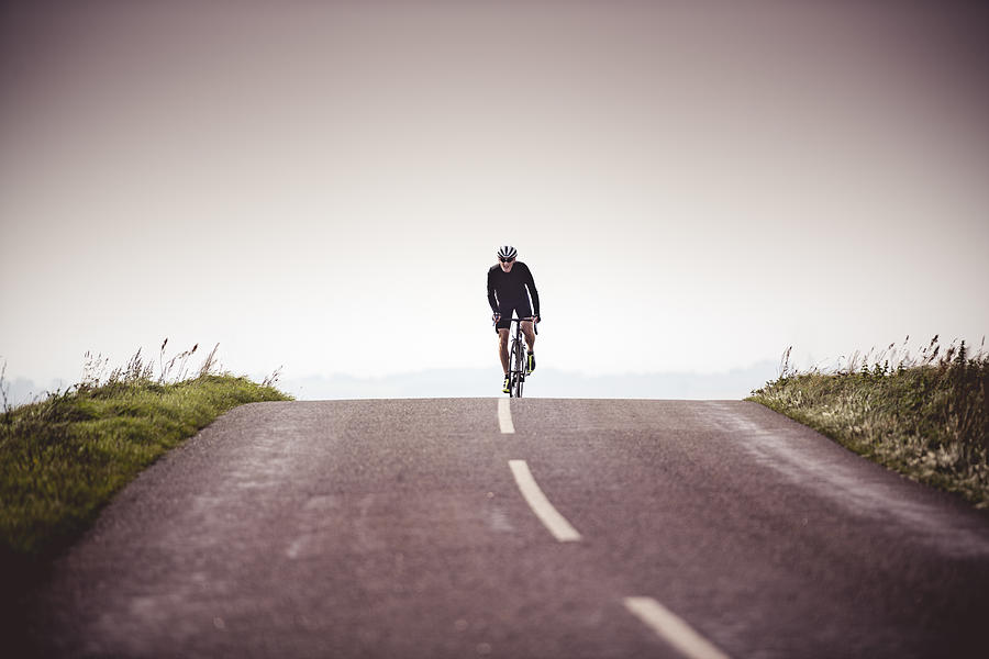Cyclist Out On a Training Ride Photograph by ClarkandCompany